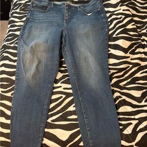 torrid Blue Washed Skinny Jeans